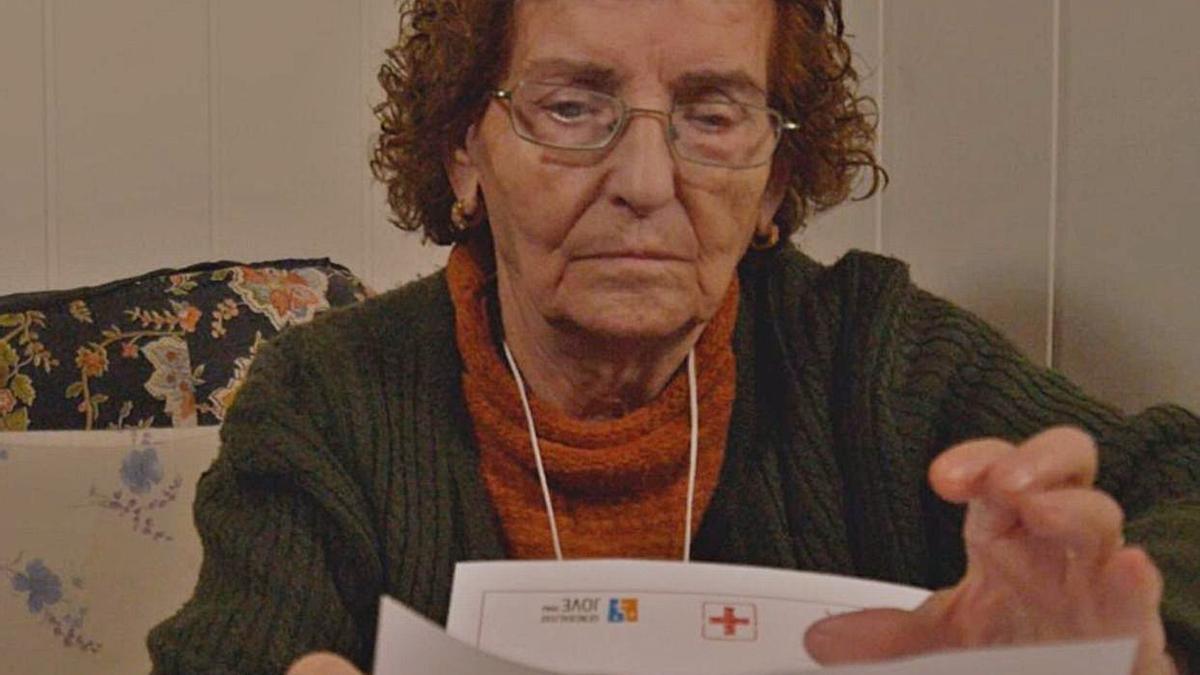 Otra de las personas mayores que han participado en la iniciativa de Cruz Roja. | INFORMACIÓN