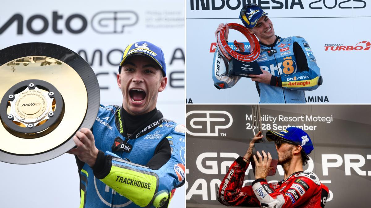 Los tres últimos ganadores de un GP, a la Q1