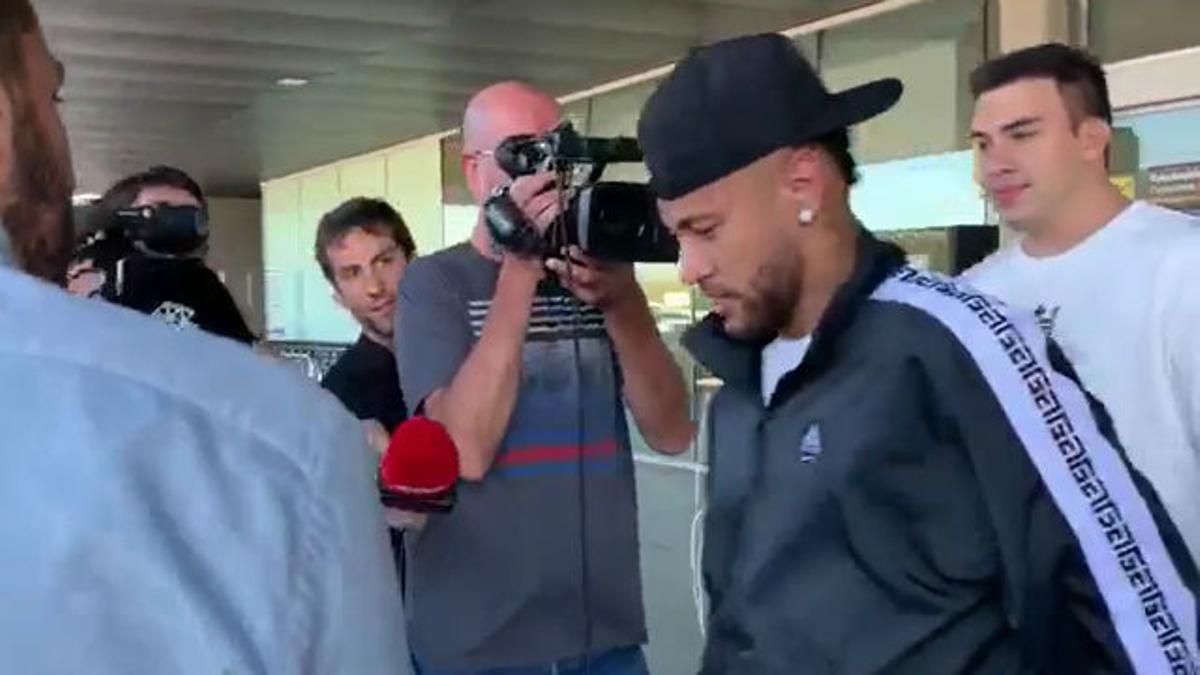 Así ha sido la llegada de Neymar a Barcelona