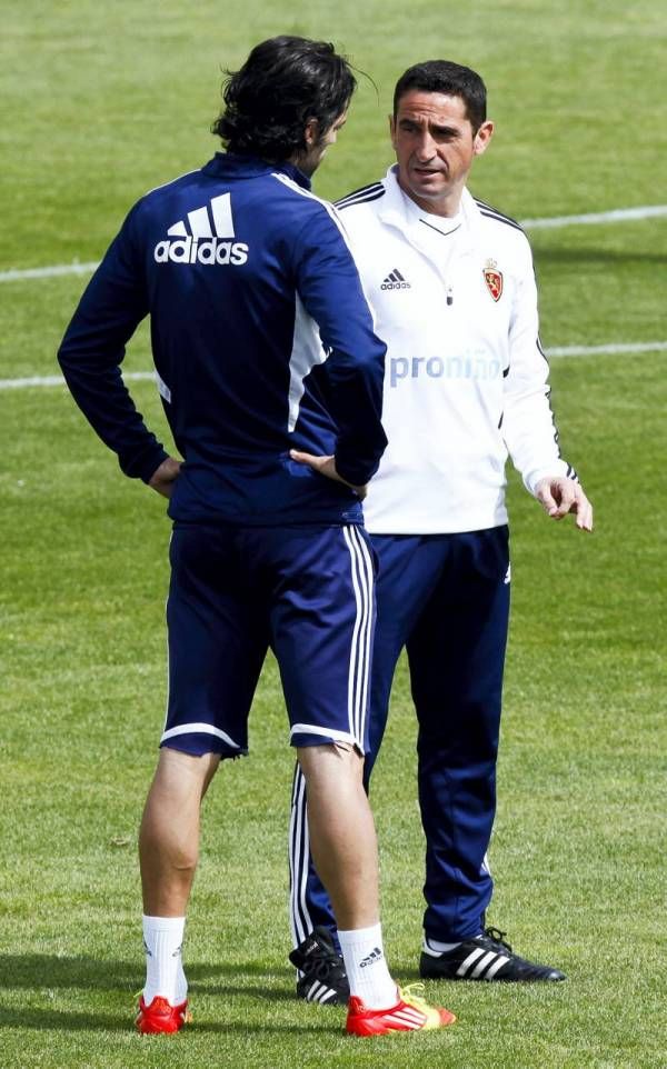 Imágenes del entrenamiento del Real Zaragoza