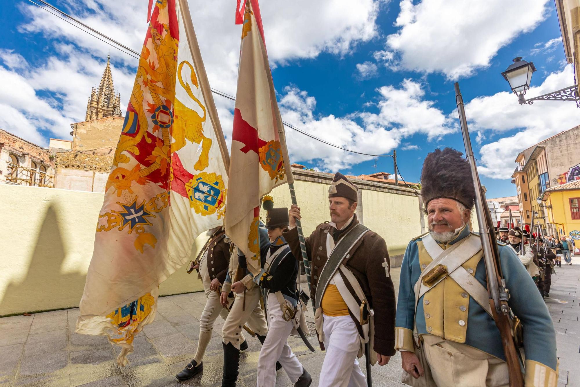 En imágenes | Recreación que conmemora la declaración asturiana de guerra a Napoleón
