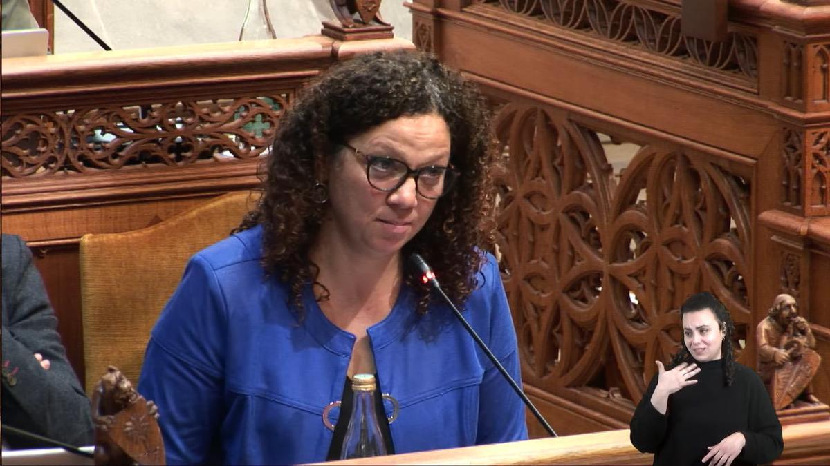 La portavoz del PSOE en el Consell, Catalina Cladera.