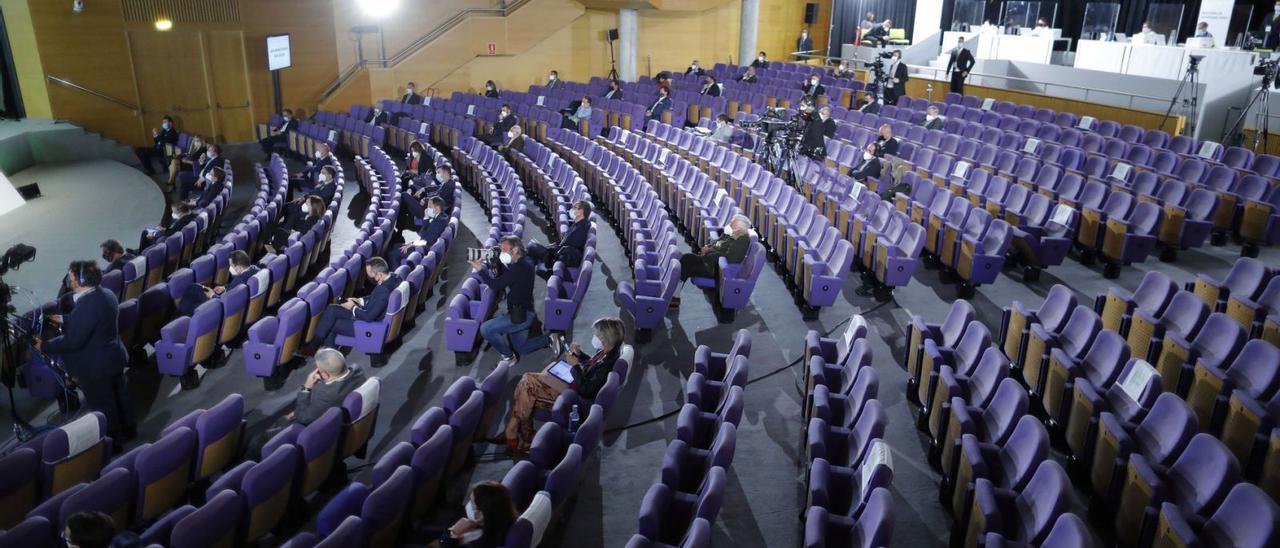 Uno de los auditorios del Palacio de Congresos de València durante un reciente evento. | M.A.M.