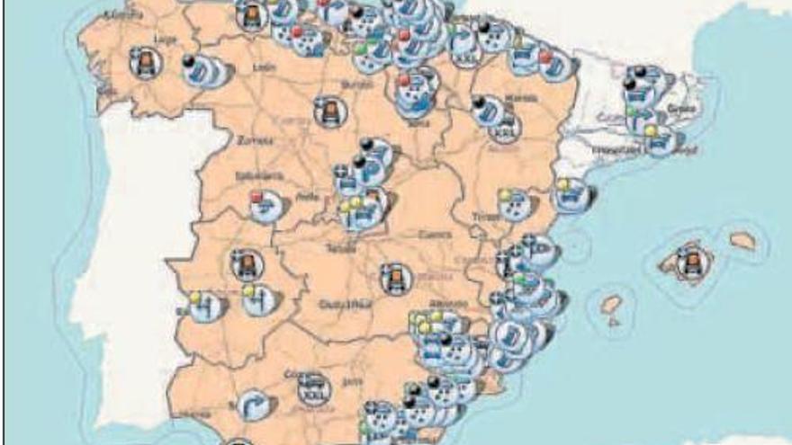 Cataluña se sale del mapa de la DGT