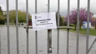La lluvia y el viento no dan tregua en Extremadura