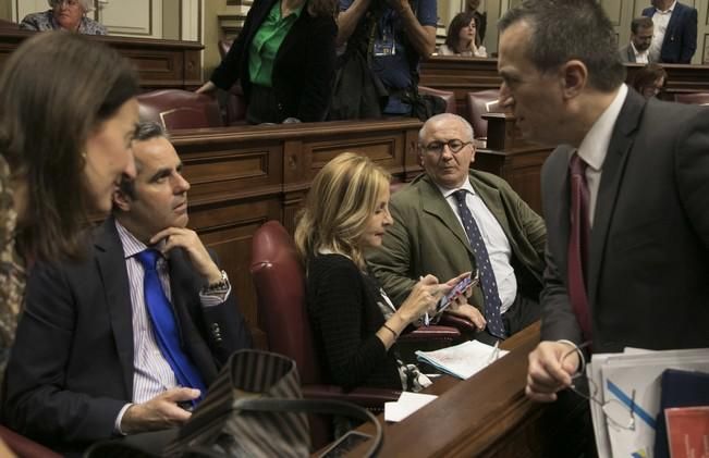 21/03/2017 POLÍTICA  debate de la nacionalidad celebrada en el parlamento de canarias con la intervención del presidente del gobierno Fernando Clavijo