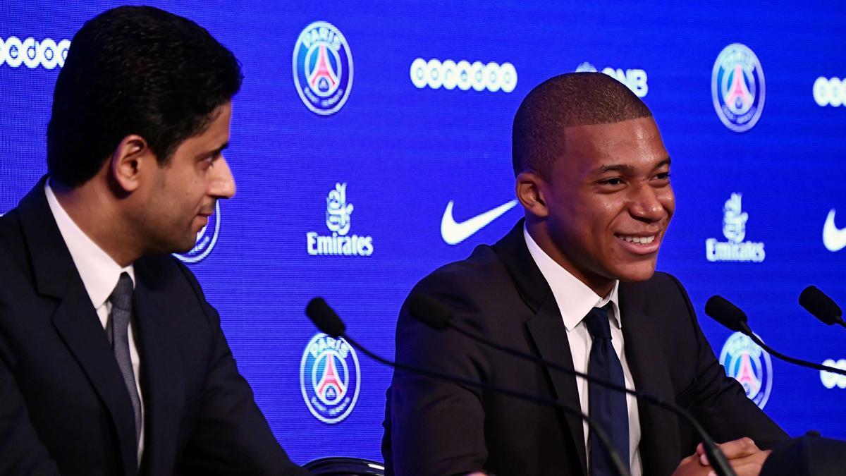 Al Khelaifi junto a Mbappé
