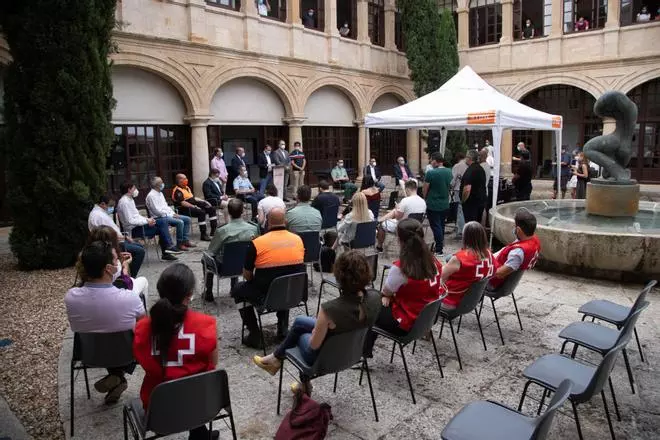Homenaje de la Diputación de Zamora a los trabajadores esenciales