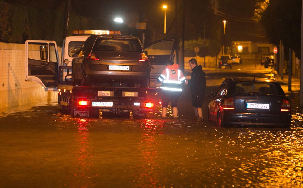 El temporal inunda Alicante