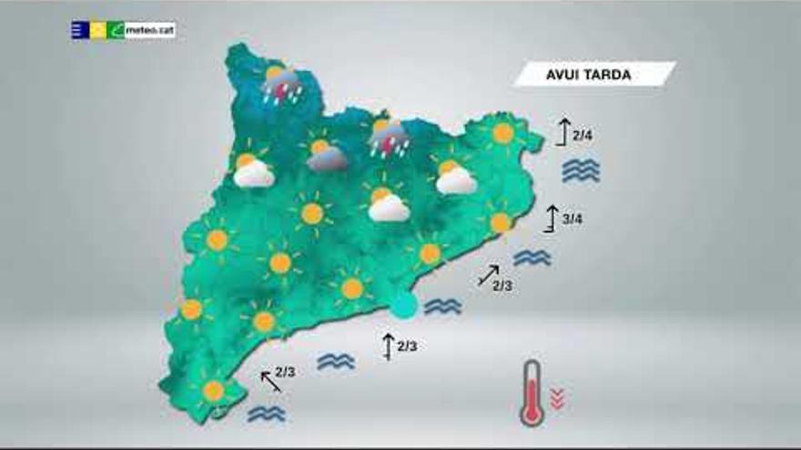 Comença a baixar lleugerament la temperatura