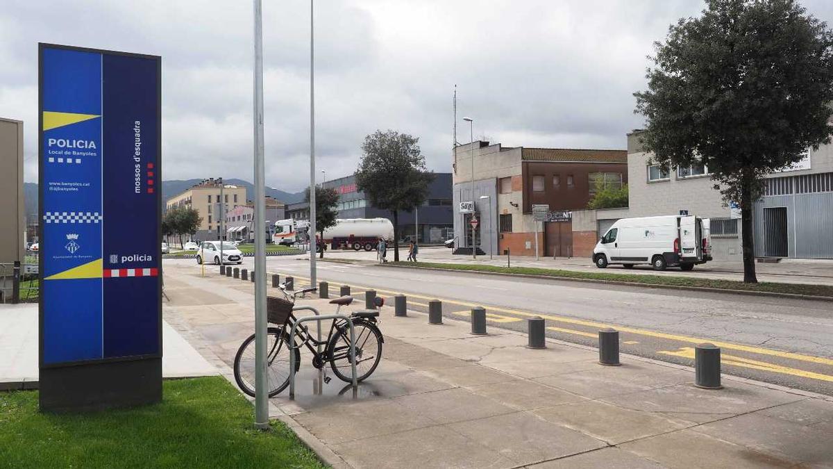 L&#039;avinguda de la Farga de Banyoles