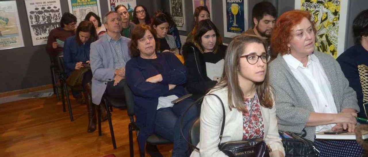 Un momento de la jornada celebrada ayer en el Museo do Viño de Cambados. // Noé Parga