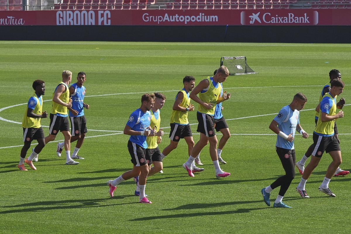 Les millors imatges de l'entrenament del Girona FC