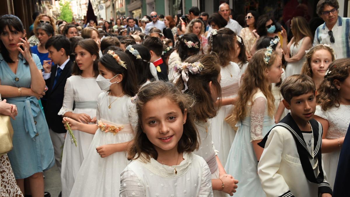 Los niños por la calle Francisco Pizarro.