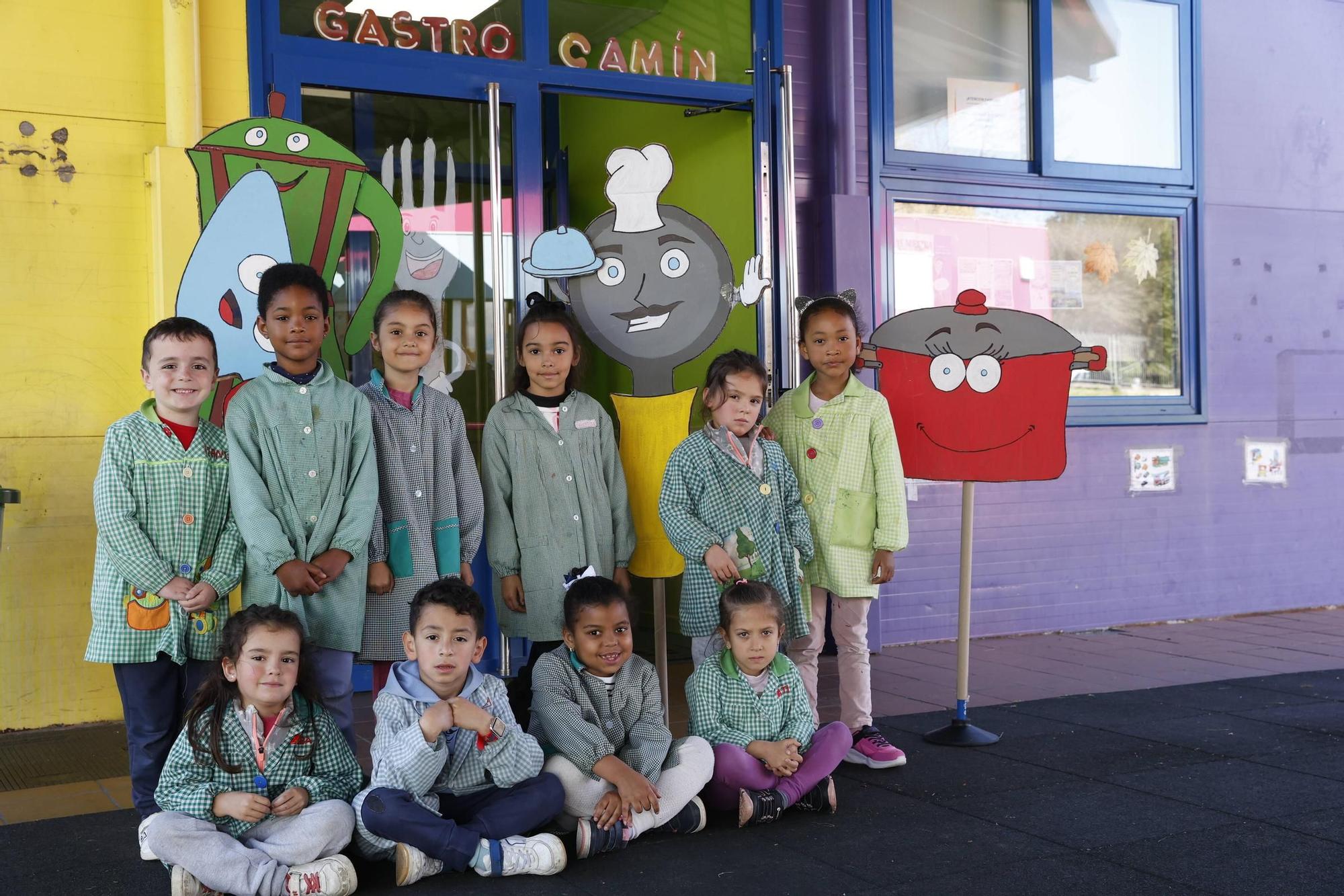 El colexu Alfonso Camín demuestra que "tien bon canil"