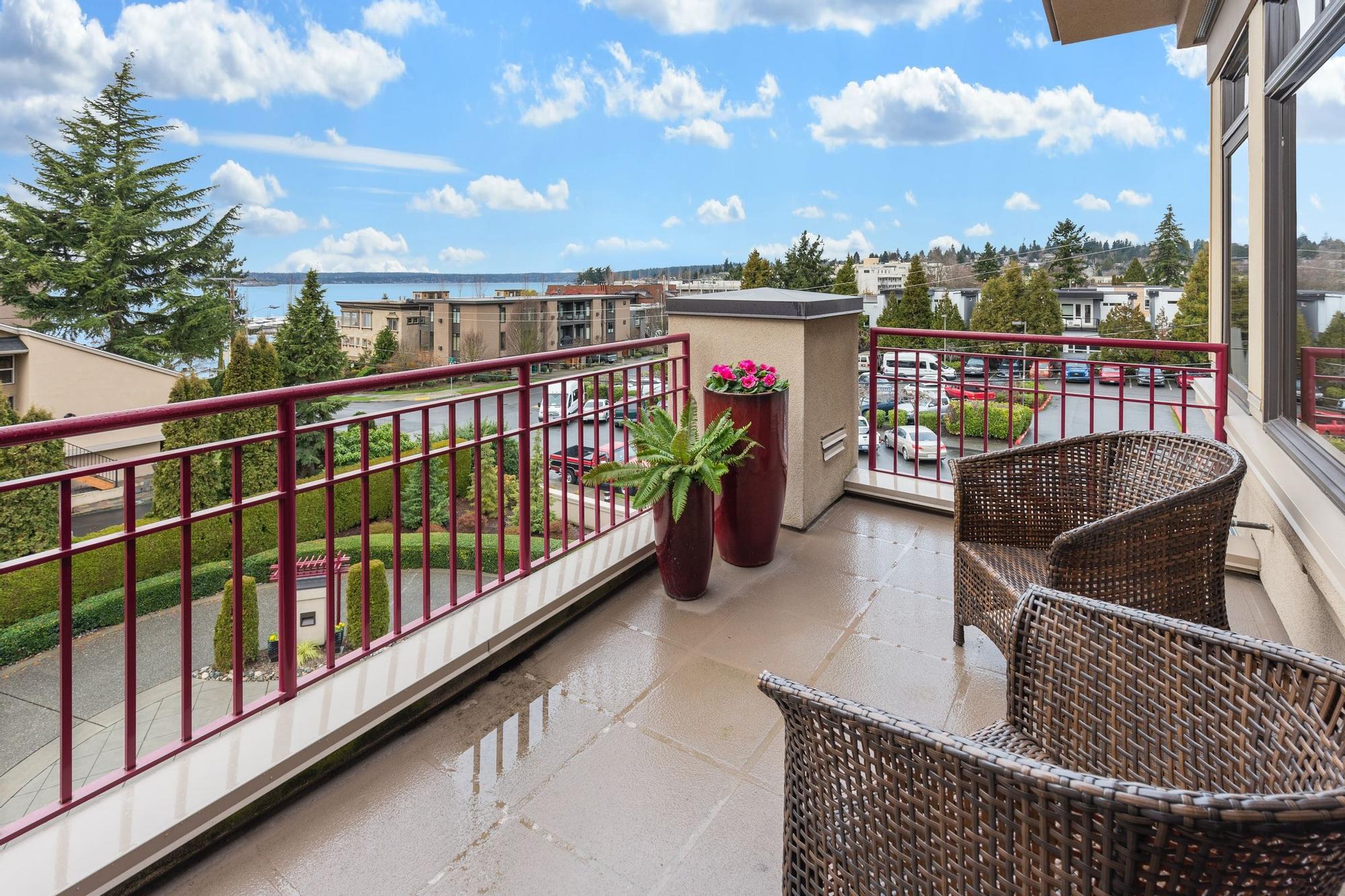 Terraza exterior de una vivienda