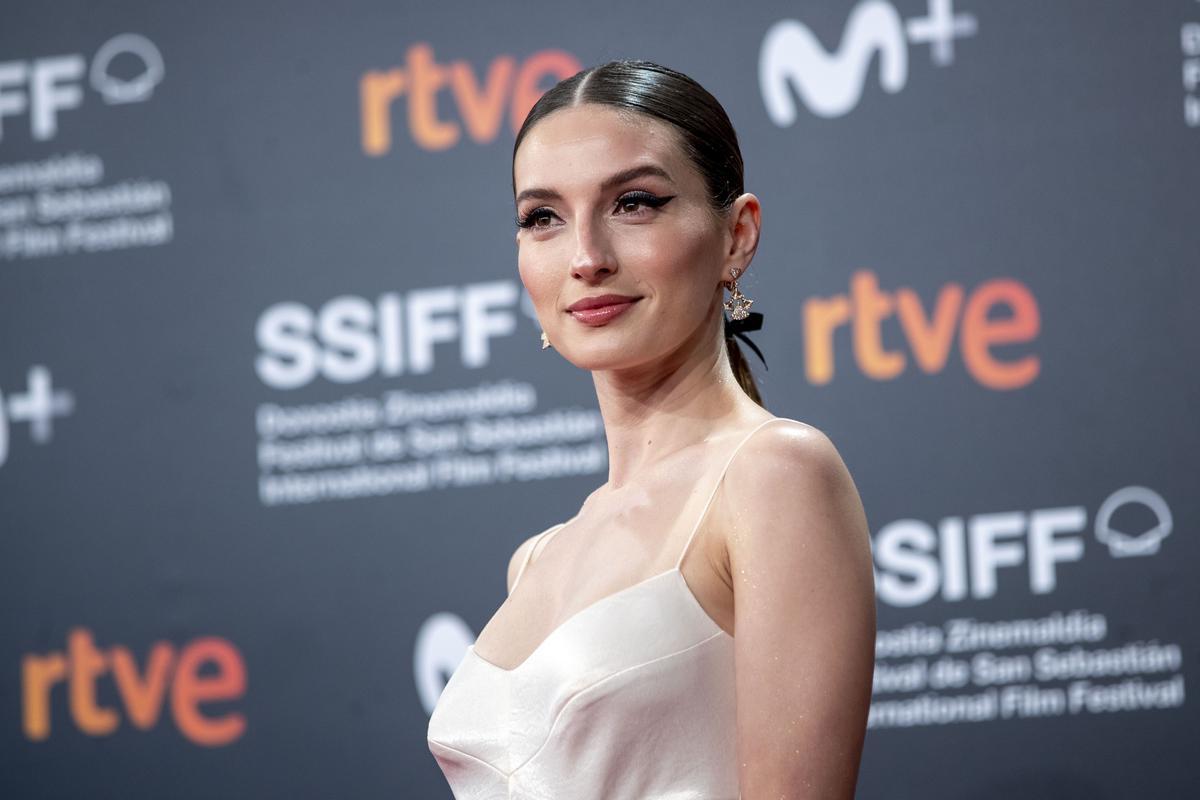 María Valverde en la presentación de 'Distancia de rescate' en el Festival de Cine de San Sebastián