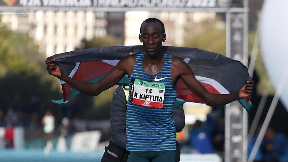 Kiptun, en el Maratón de Valencia 2022