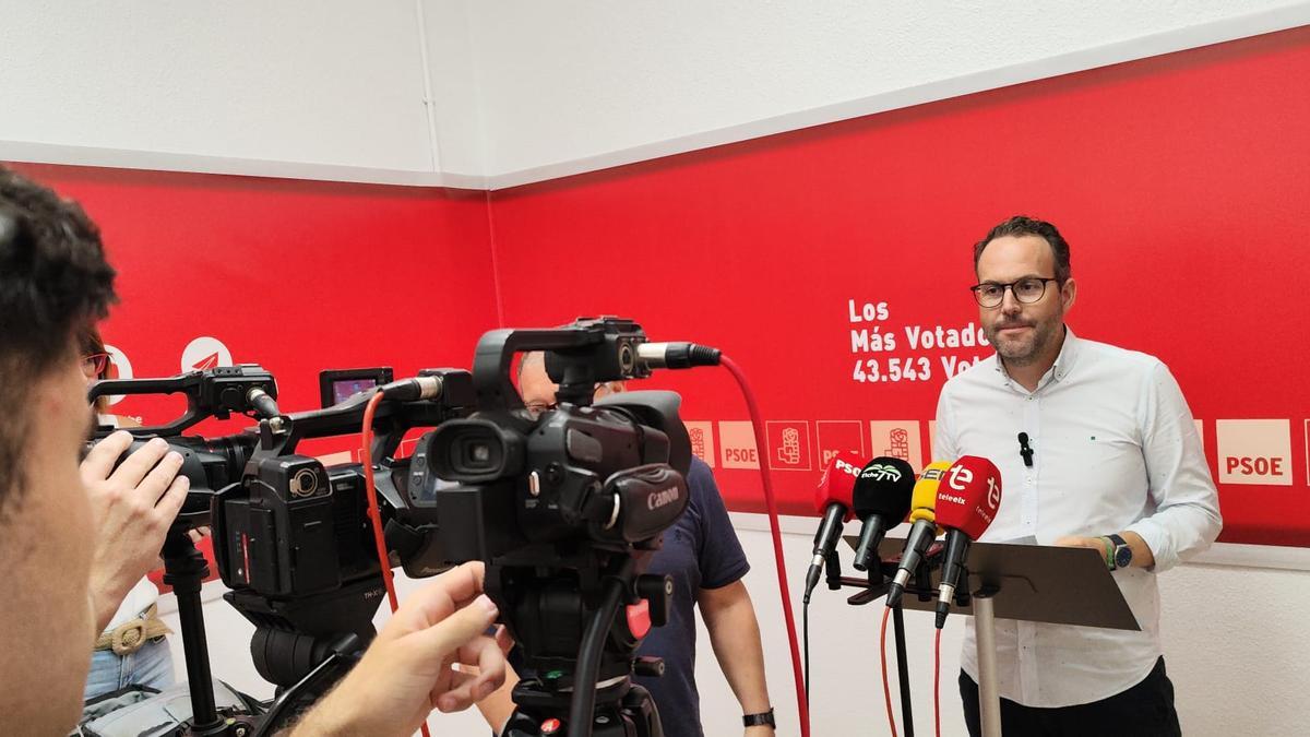El portavoz socialista Héctor Díez hace balance de la gestión del gobierno de PP y Vox en el arranque de curso político