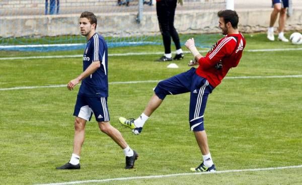 Imágenes del entrenamiento del Real Zaragoza