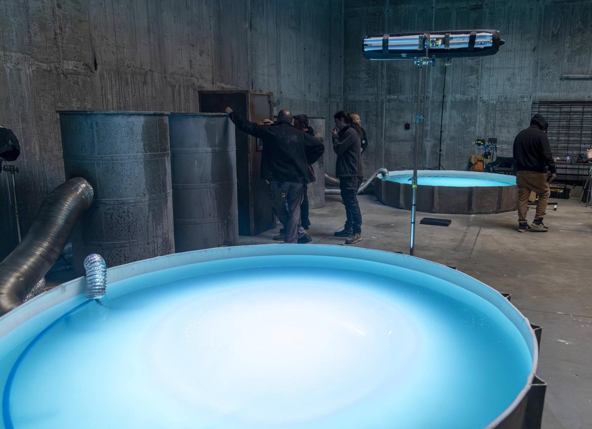 Así luce el plató donde se desarrollan las grabaciones