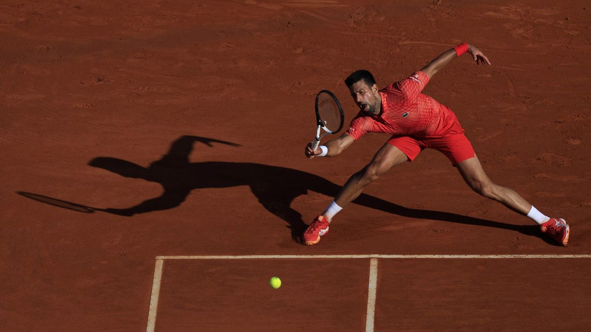 Djokovic durante su partido ante el ruso Ivan Gakhov