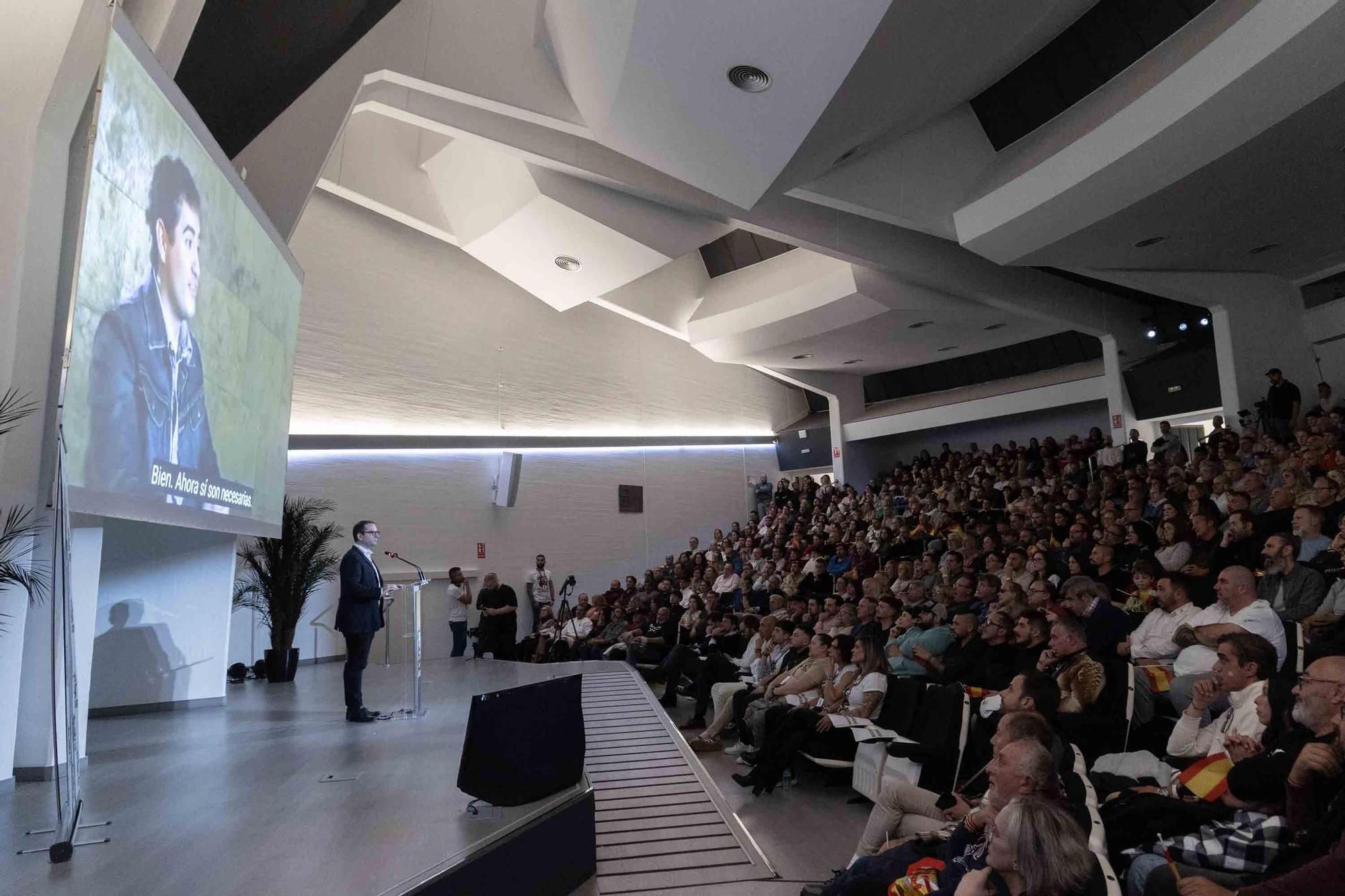 Mitin de Alvise en Alicante