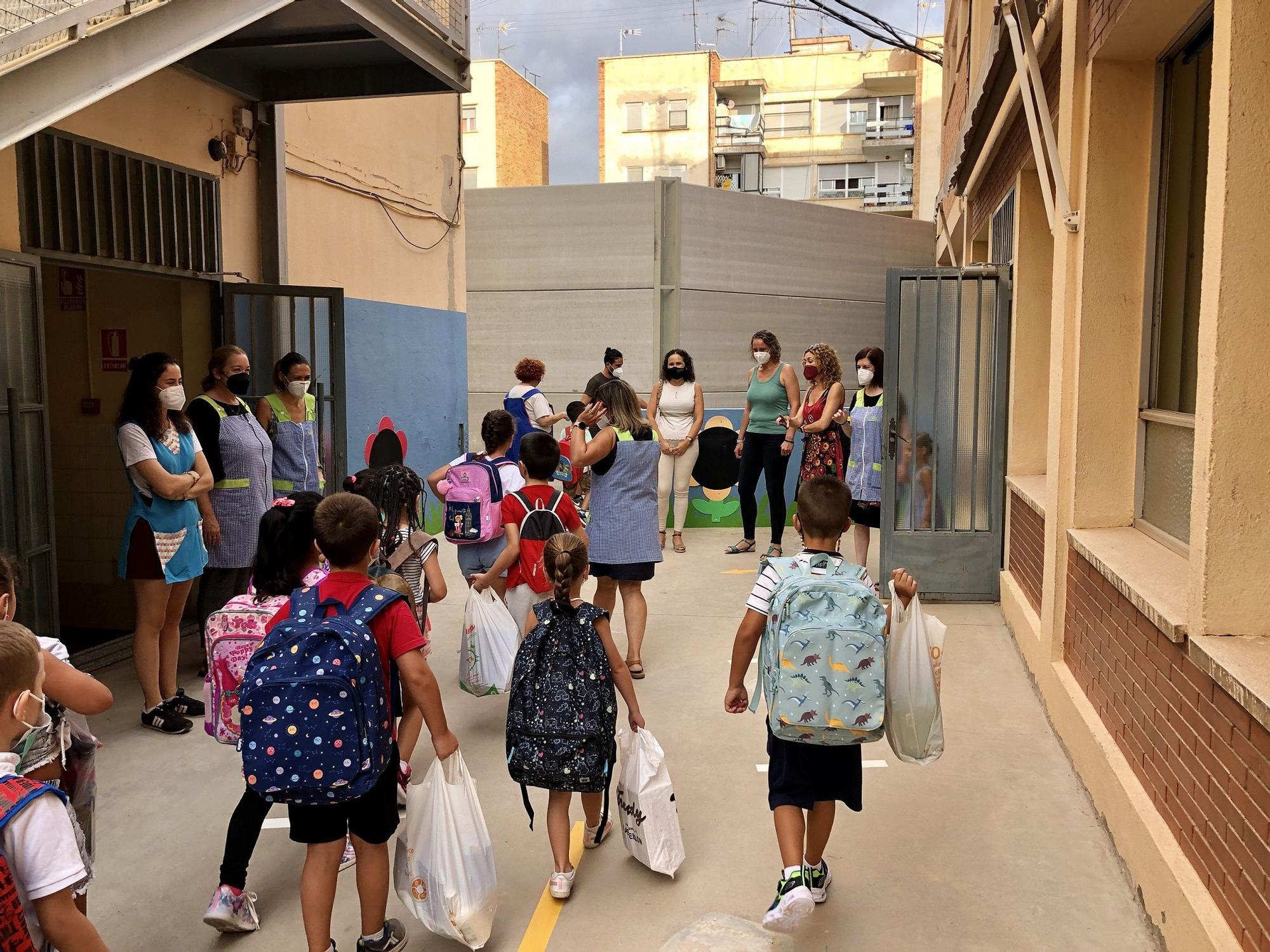 Las mejores imágenes de la vuelta al cole en Castellón