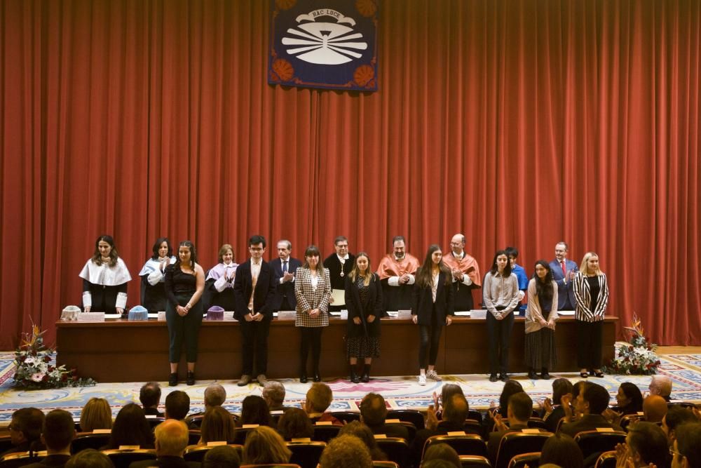 Entrega de los premios de excelencia académica en el rectorado