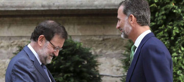 El Rey y Rajoy se reúnen en el Palacio de Marivent