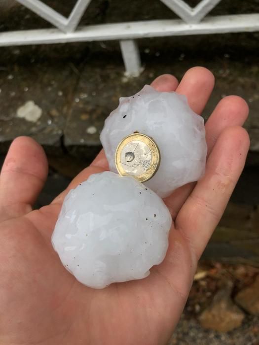 Gewitter mit Hagel und "cap de fibló" auf Mallorca