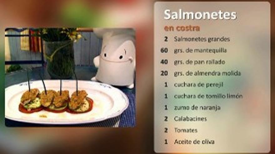 Las recetas de Koldo Royo: Salmonetes en costra