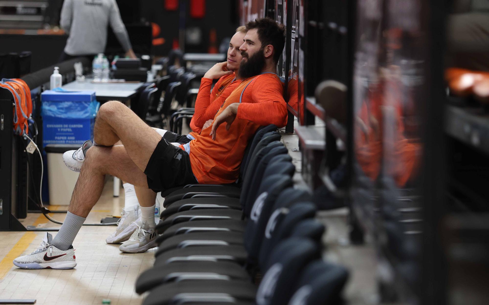 Entrenamiento previo al partido de Euroleague frente al Anadolu Efes Istanbul