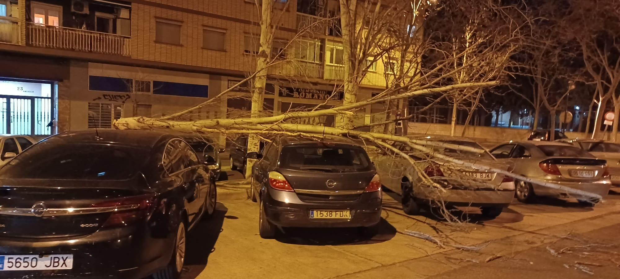 Rachas de viento de más de 90 km/h. azotan Zaragoza
