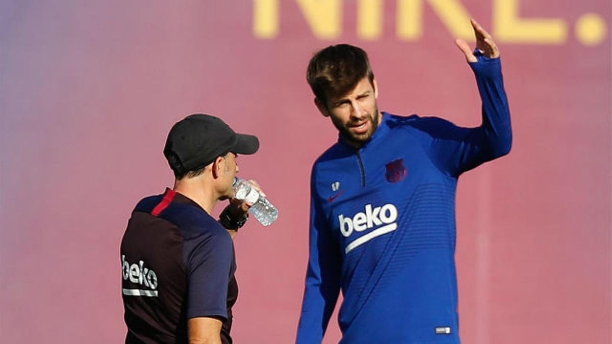 Valverde, sobre Piqué y la Copa Davis: "Si lo veo centrado, jugará"