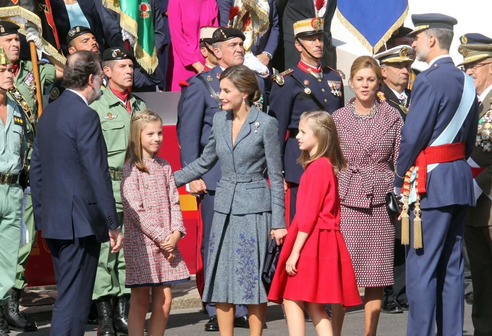 Presencia asturiana en el desfile del Día de la Hispanidad