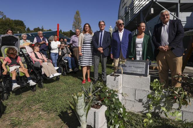 Acto de colocación de la primera piedra del nuevo pabellón de Aspace en Latores