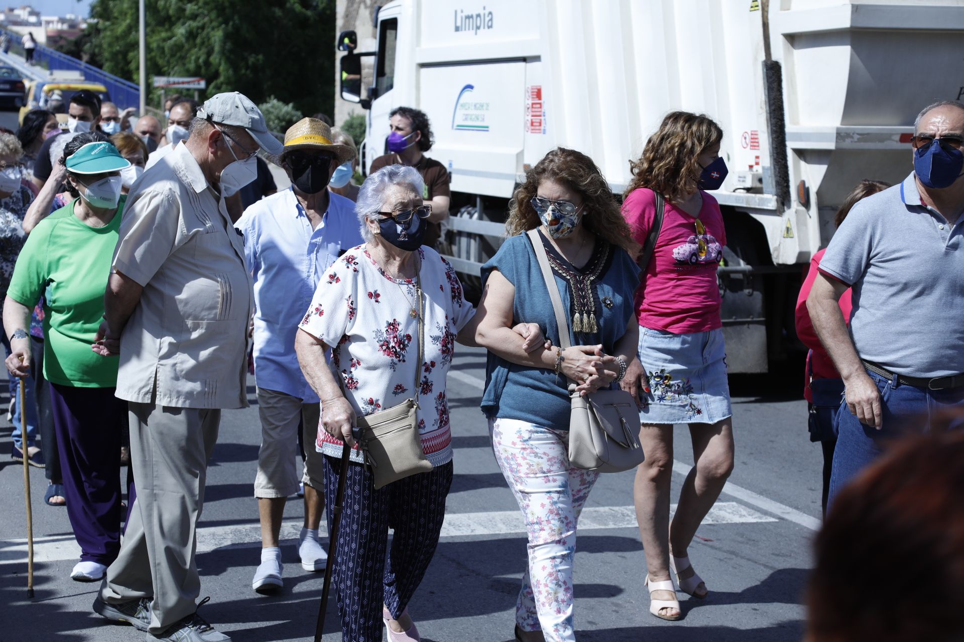 Protesta en Torreciega por la descontaminación del suelo