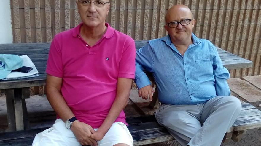 Jaume Ferrer y Joan Capó, dos de los afectados por la talidomida de Mallorca.