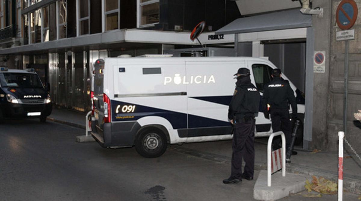 Díaz Ferran i Ángel Cabo arriben a l’Audiència Nacional per ser interrogats.