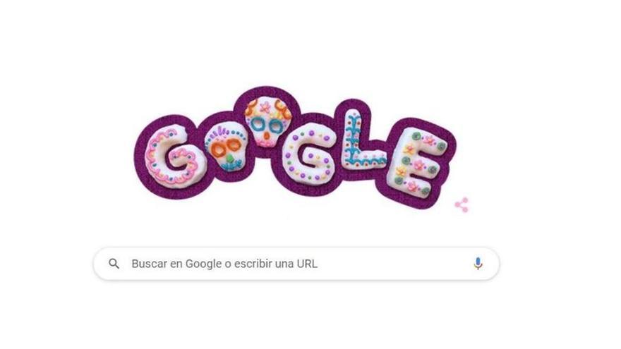 Google festeja el Día de los Muertos con un doodle