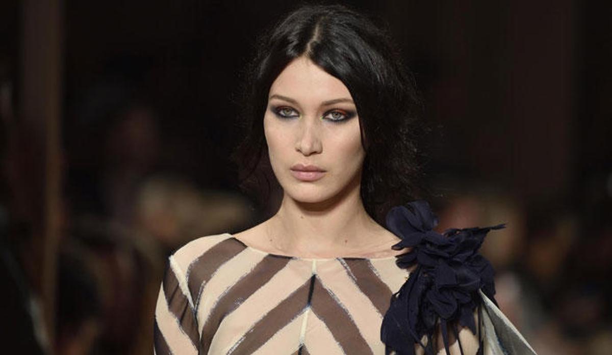 Bella Hadid, en un desfile