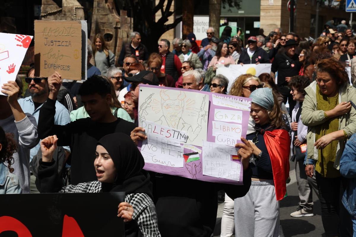 Así ha sido la manifestación de "No a la guerra"