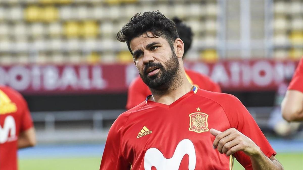 Diego Costa está disputando con España la fase de clasificación para el Mundial de Rusia 2018