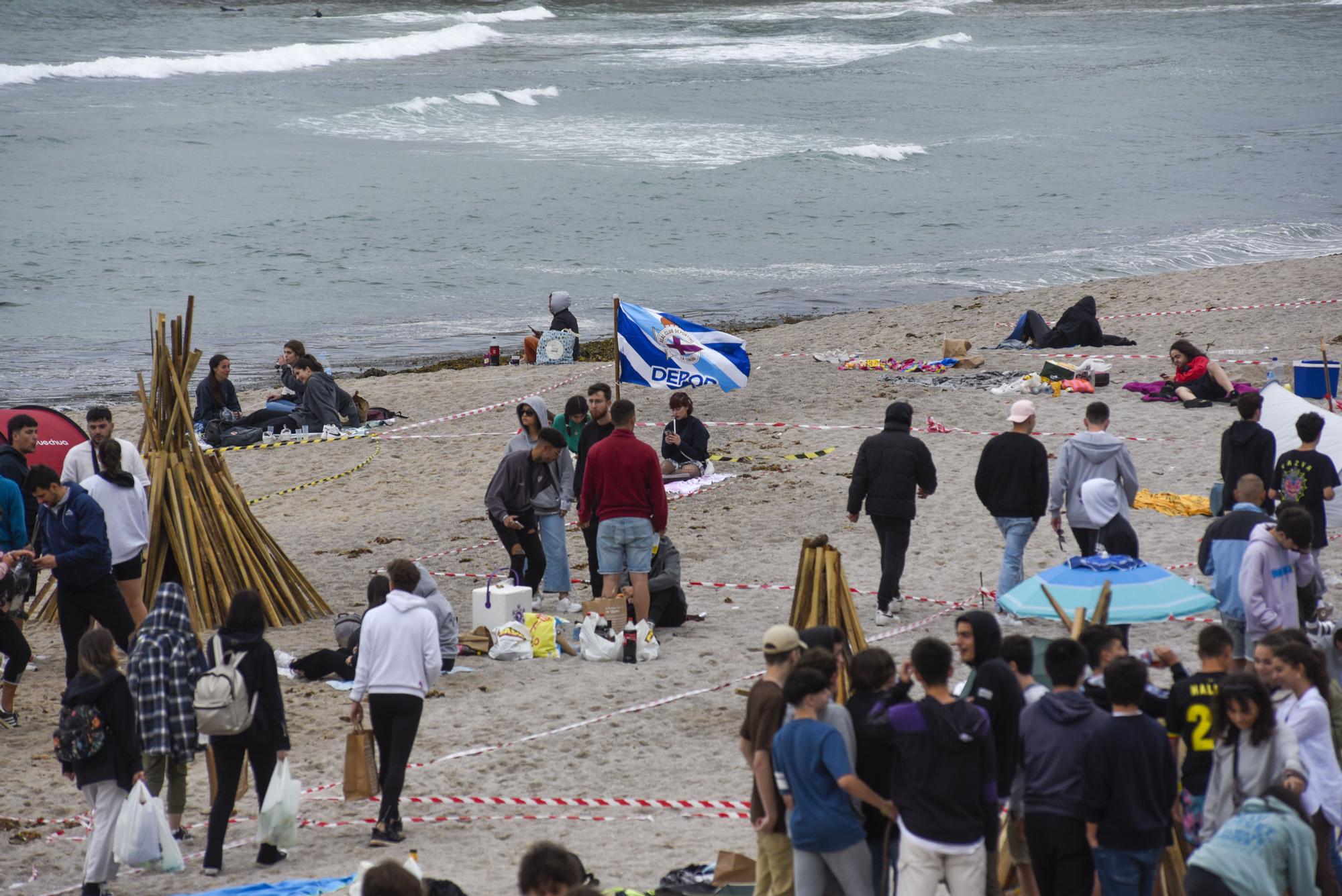 Todo listo para celebrar San Juan en A Coruña