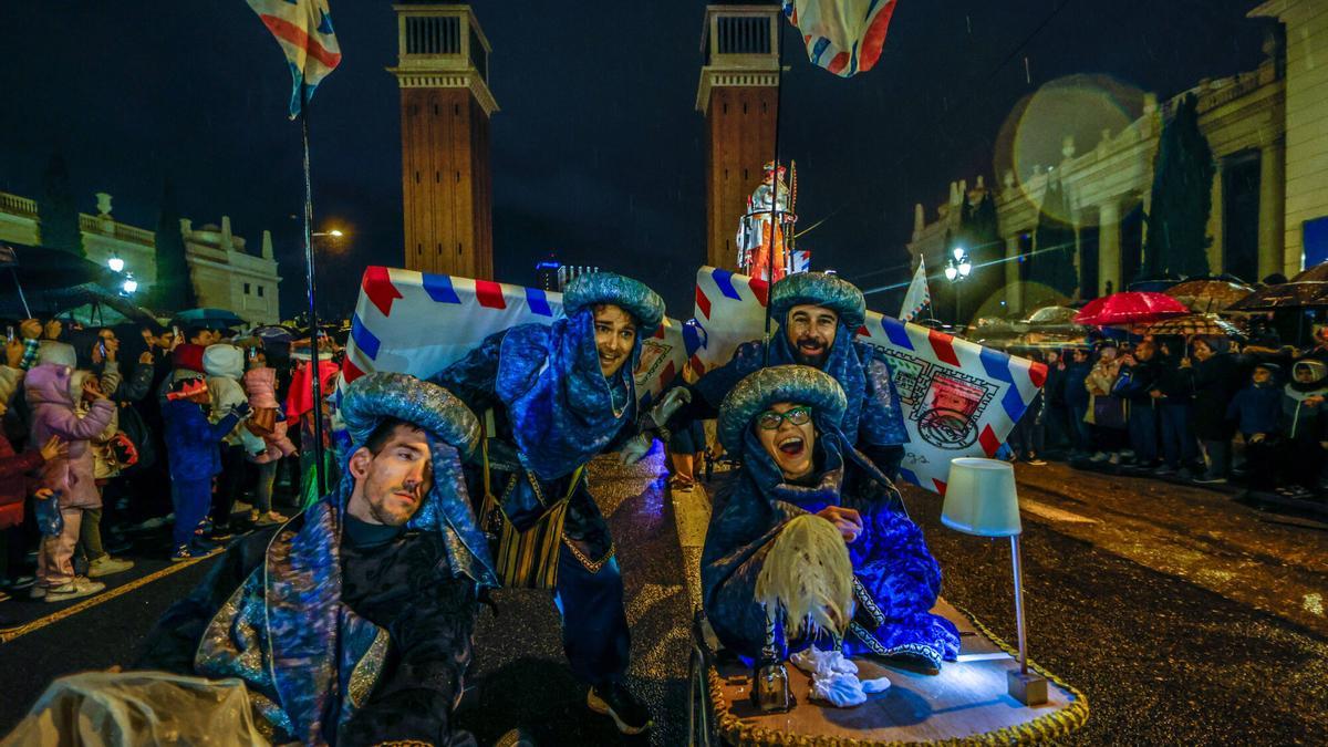 Barcelona Cabalgata de los Reyes Magos de Barcelona 2024.