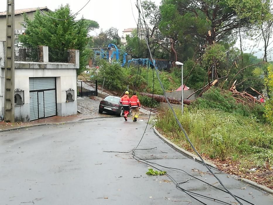 Destrosses a Riells i Viabrea per un tornado