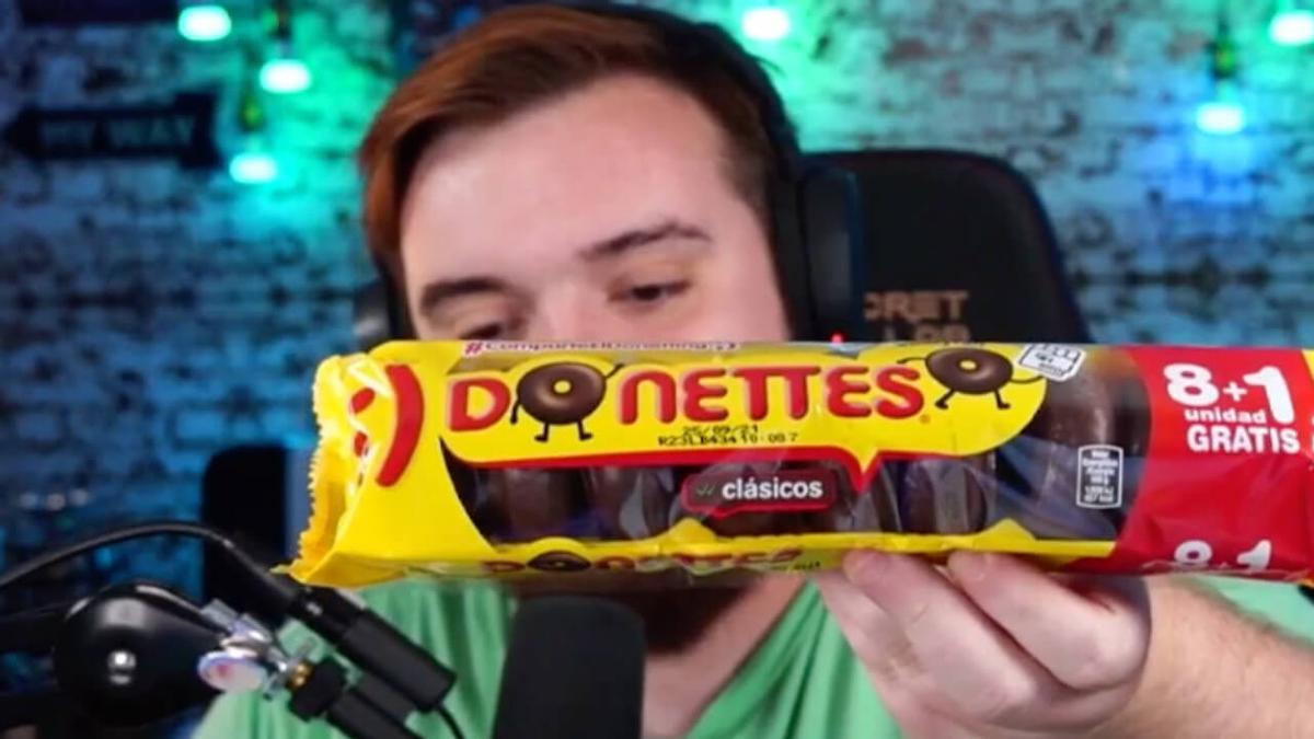 "Si me tengo que comer un Donette, me lo como", dice Ibai