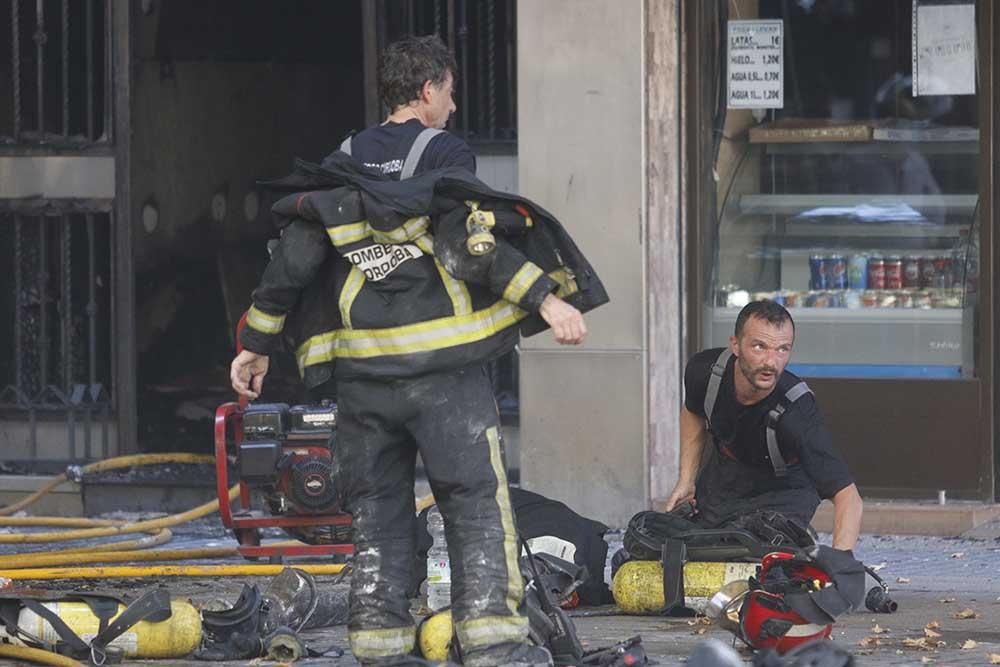 Incendio en Gran Capitán