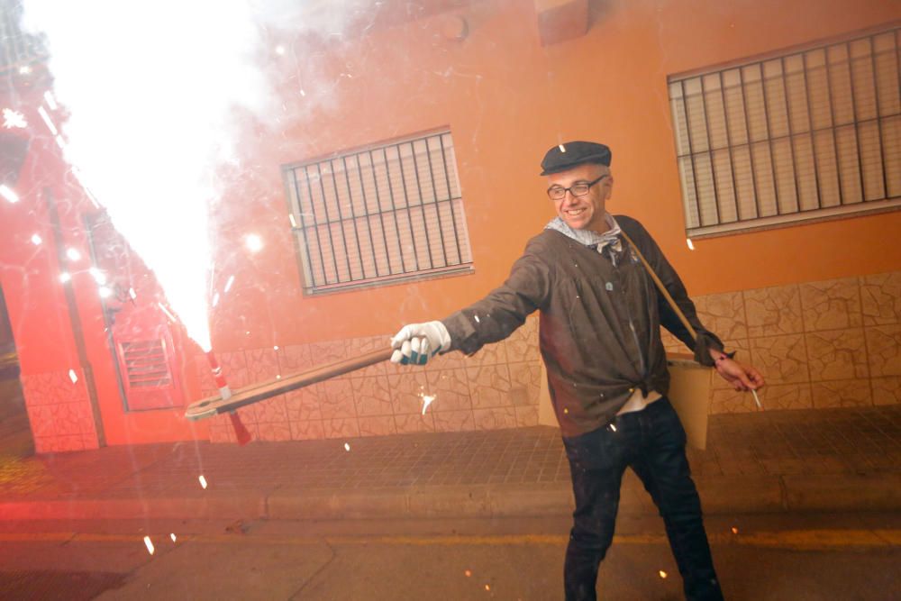 Instante de la Passejà de Sant Onofre celebrada el sábado por la noche en Quart de Poblet.